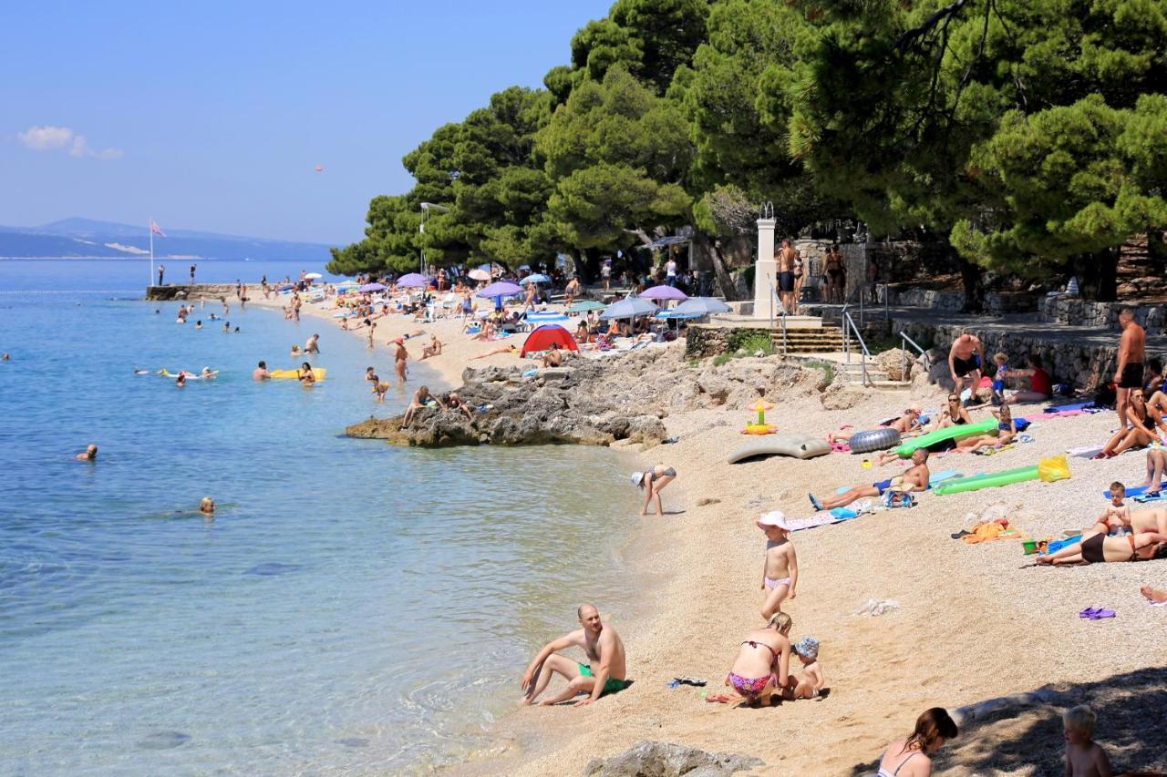 Rooms With A Parking Space Brela, Makarska - 17281 Bagian luar foto